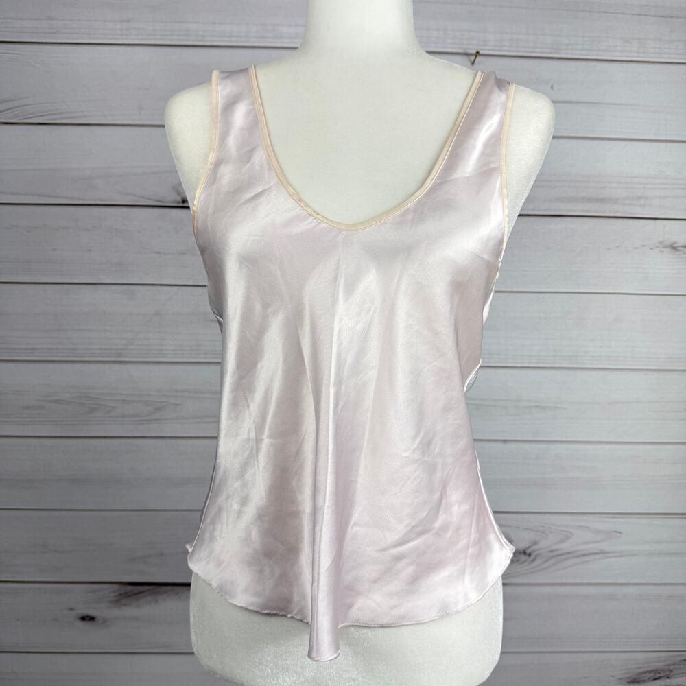 Women's Vintage Maidenform Camisole Pink Satin Size 34